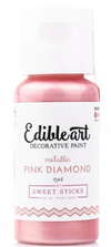 Edible Art Decorative Paint METALLIC PINK DIAMOND 15ml