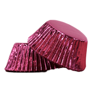 ROSE PINK Foil Cupcake Papers 500pk - Cake Decorating Central