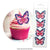 Pink & Purple BUTTERFLY Wafer Toppers 16pk