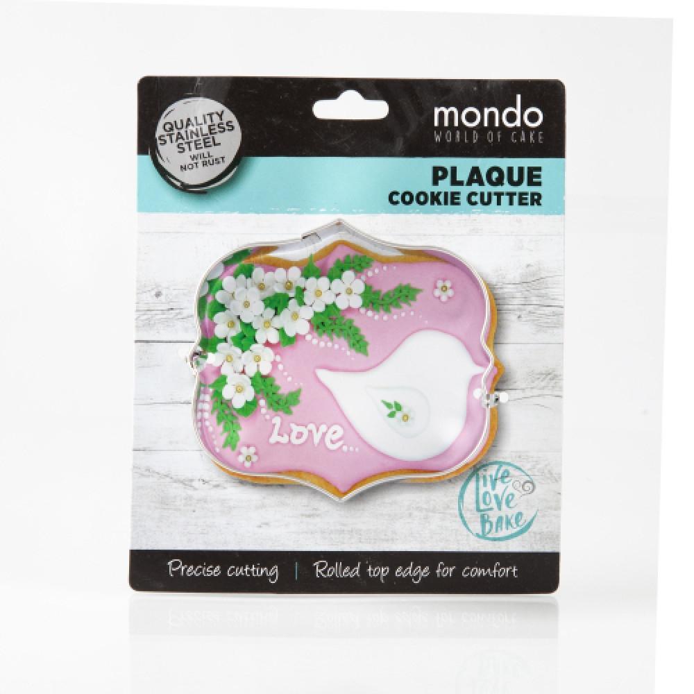 PLAQUE RECTANGLE Mondo Cookie Cutter - Cake Decorating Central