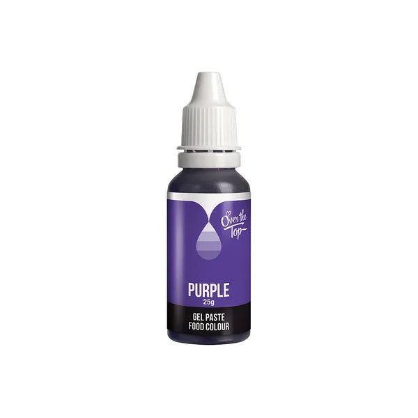 Over The Top PURPLE Food Gel Colour 25g