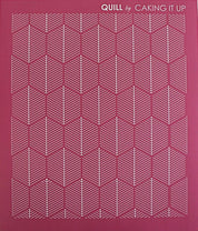 Caking It Up QUILL Mesh Cake Stencil NEW - Cake Decorating Central