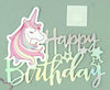 Happy Birthday Unicorn Paper Topper - Cake Decorating Central