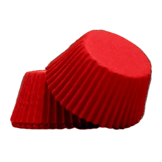 RED Muffin Papers 50pk - Cake Decorating Central