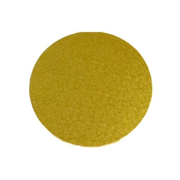 ROUND 10 INCH GOLD MDF BOARD - Cake Decorating Central