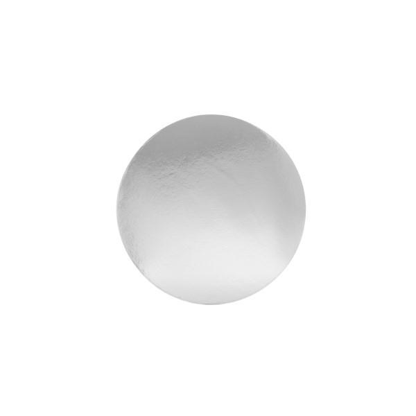 ROUND 10 INCH SILVER STANDARD BOARD 50PCE - Cake Decorating Central