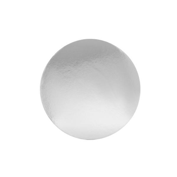 ROUND 12 INCH SILVER STANDARD BOARD 50PCE - Cake Decorating Central