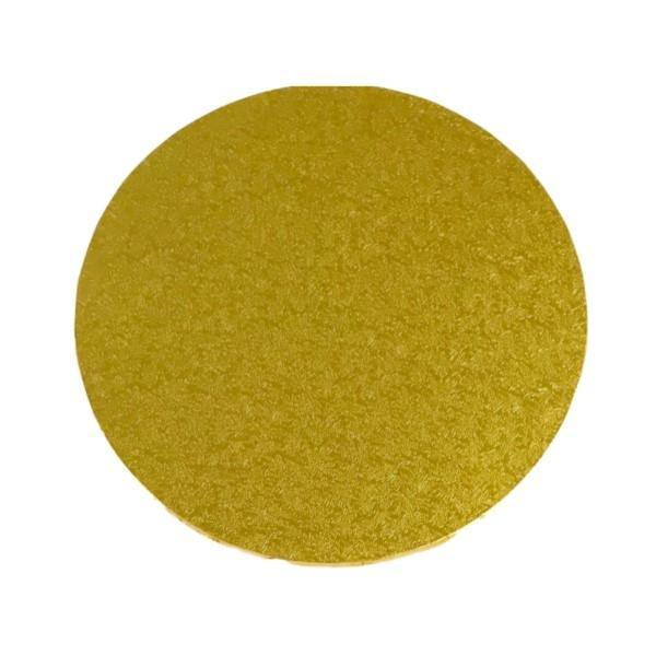 ROUND 13 INCH GOLD MDF BOARD - Cake Decorating Central