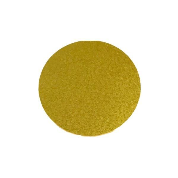 ROUND 8 INCH GOLD MDF BOARD - Cake Decorating Central