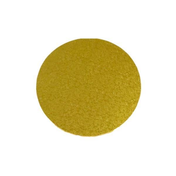 ROUND 9 INCH GOLD MDF BOARD - Cake Decorating Central