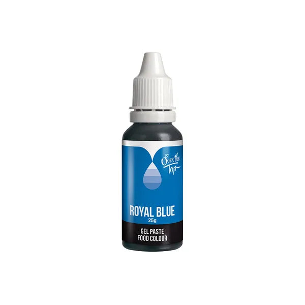 Over The Top ROYAL BLUE Food Gel Colour 25g