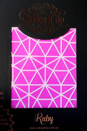 Caking It Up RUBY Cake Stencil - Cake Decorating Central