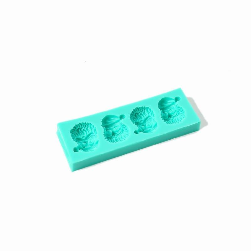 Silicone Mould SANTA FACES - Cake Decorating Central