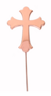 CROSS ROSE GOLD Metal Cake Topper - Cake Decorating Central