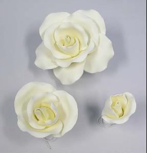 Rose Medium IVORY - Cake Decorating Central
