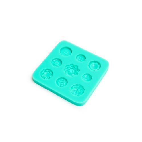 Silicone Mould BUTTON FLOWER CENTRES - Cake Decorating Central