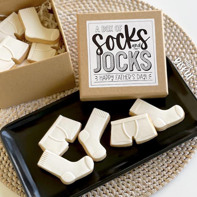 SOCKS AND JOCKS EMBOSSER + CUTTER SET by Little Biskut - Cake Decorating Central