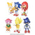 SONIC The HEDGEHOG Plastic Figurine Set