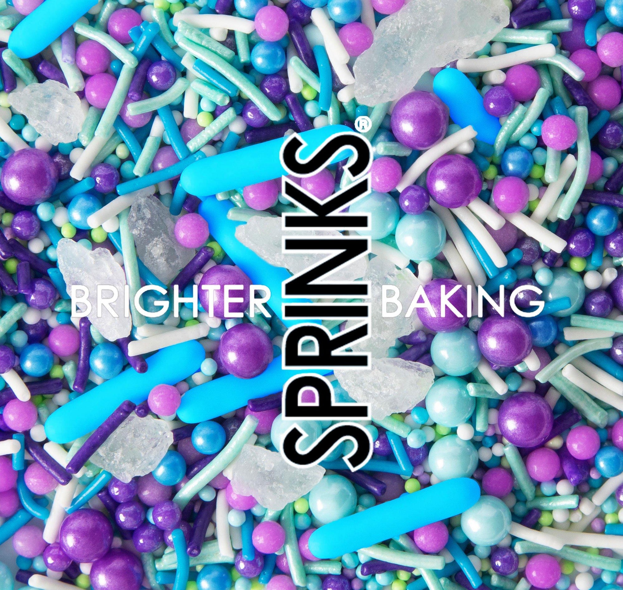 SPRINKS Sprinkle Mix ROCK n ROLL WHITE 500g - Cake Decorating Central