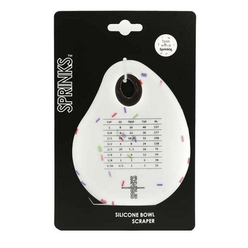 SPRINKS Silicone Bowl Scraper - Cake Decorating Central