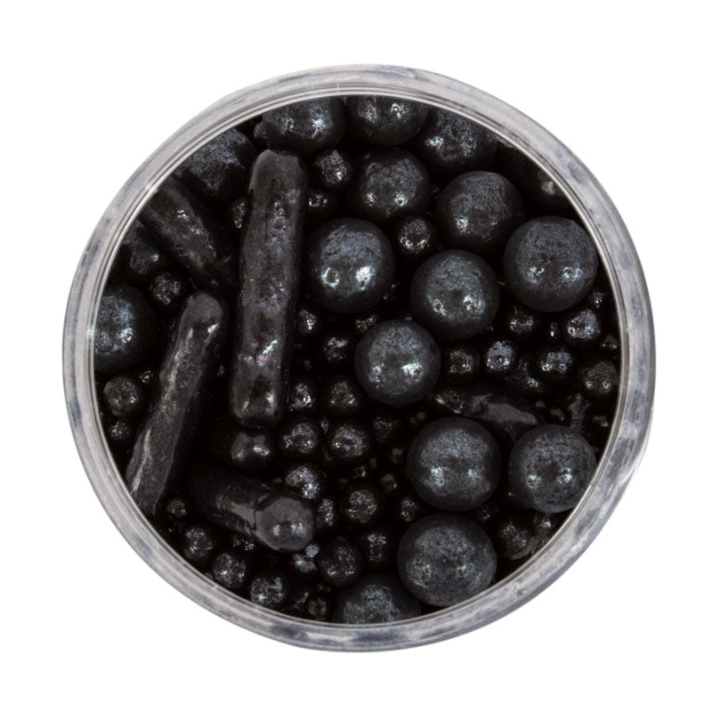 Bubble & Bounce Black Sprinkles 75g