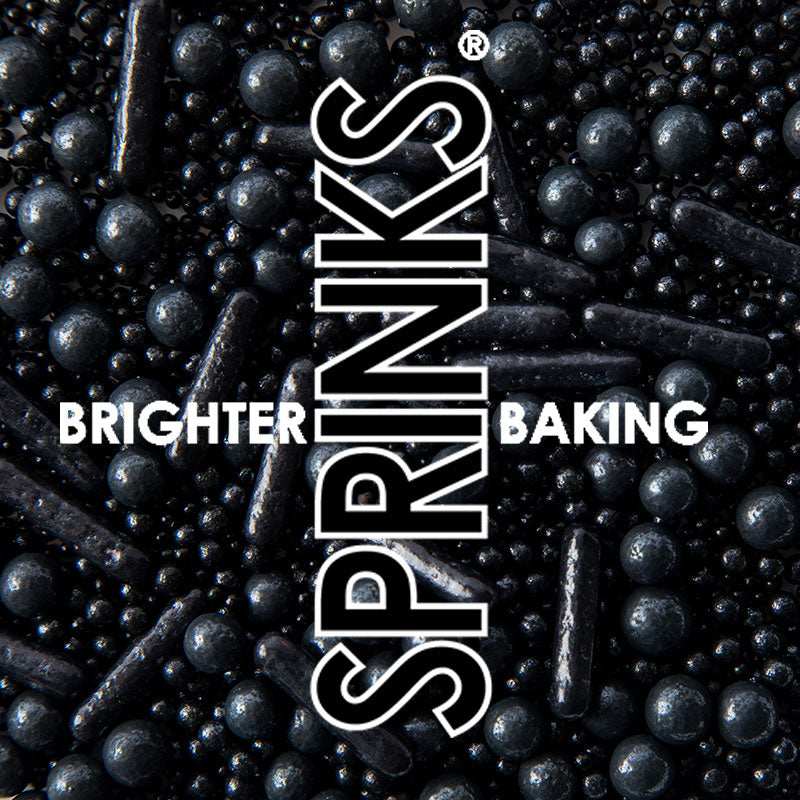 Bubble & Bounce Black Sprinkles 500g
