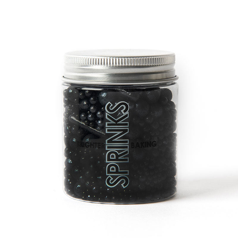 Bubble & Bounce Black Sprinkles 75g
