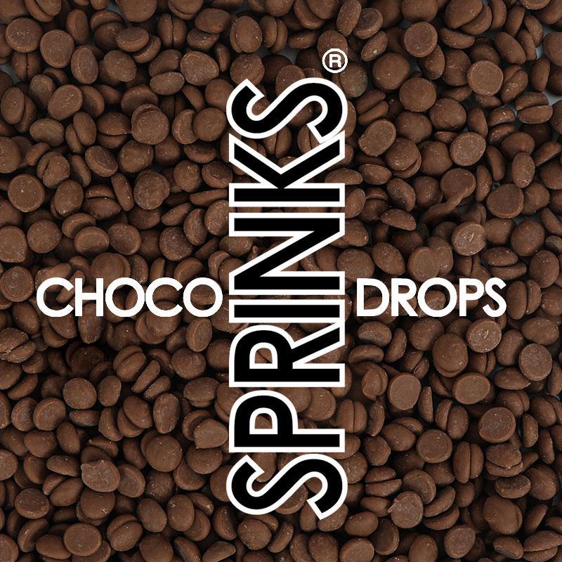 SPRINKS Choco Drops CHOCOLATE BROWN 500g - Cake Decorating Central