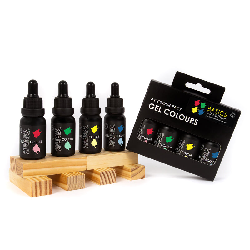 Basics Gel Colour 4 Pack