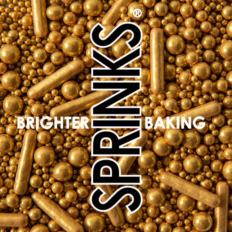 Sprinkles BUBBLE & BOUNCE MATTE GOLD 500g