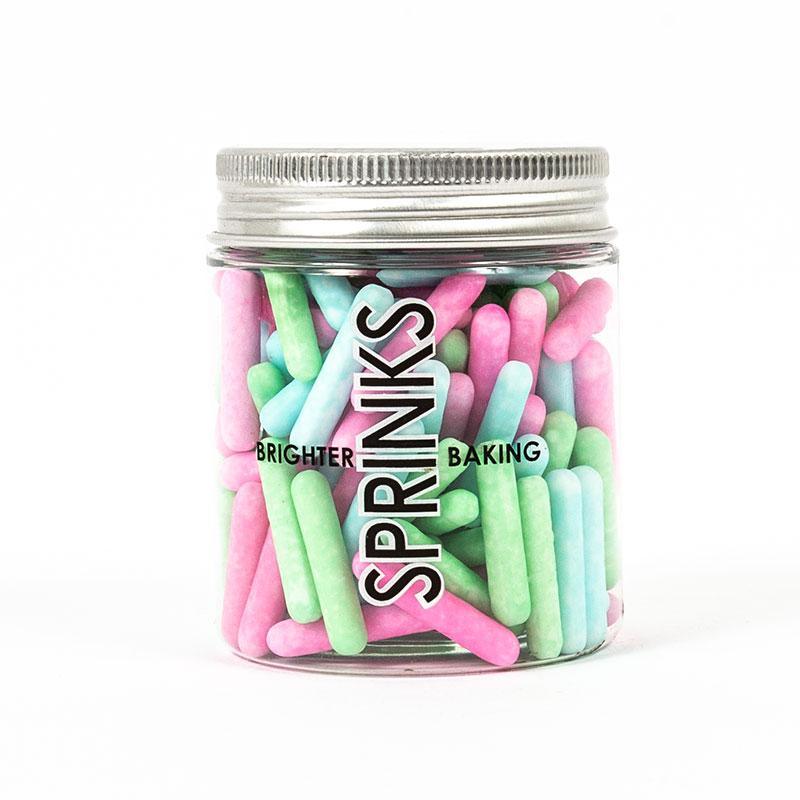 SPRINKS Matte Rods PASTEL 70g - Cake Decorating Central