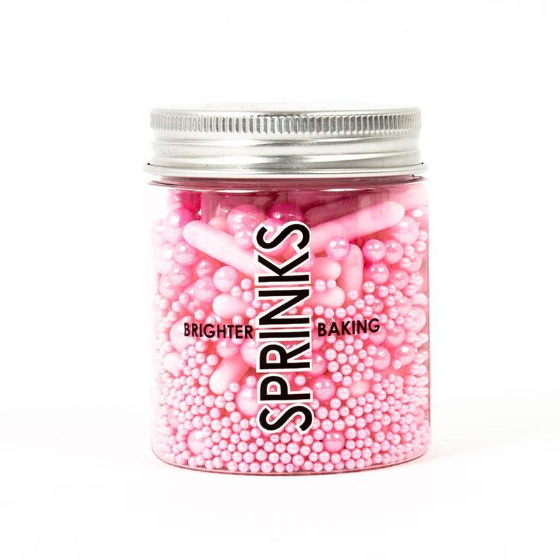 SPRINKS Sprinkle Mix BUBBLE & BOUNCE PINK 75g - Cake Decorating Central