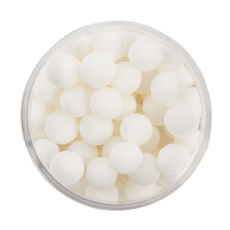 Cachous 8mm Matte White 65g