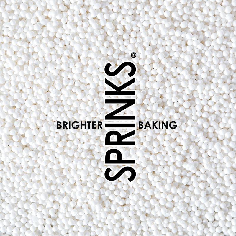SPRINKS Nonpareils WHITE 500g - Cake Decorating Central