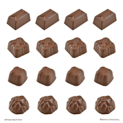 Square Fillings Chocolate Mould