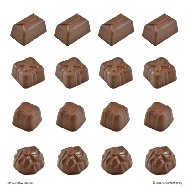 Square Fillings Chocolate Mould