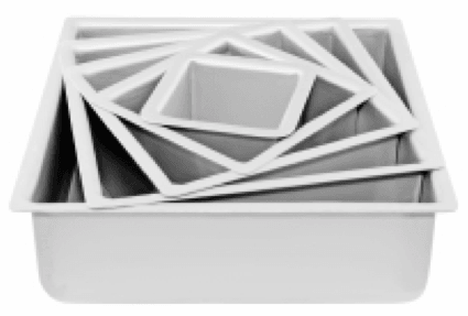 SQUARE 6in (15cm) x 4in high Mondo Pro Deep Cake Tin - Cake Decorating Central