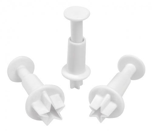 Mondo Star Plunger Cutter Set 3pc - Cake Decorating Central