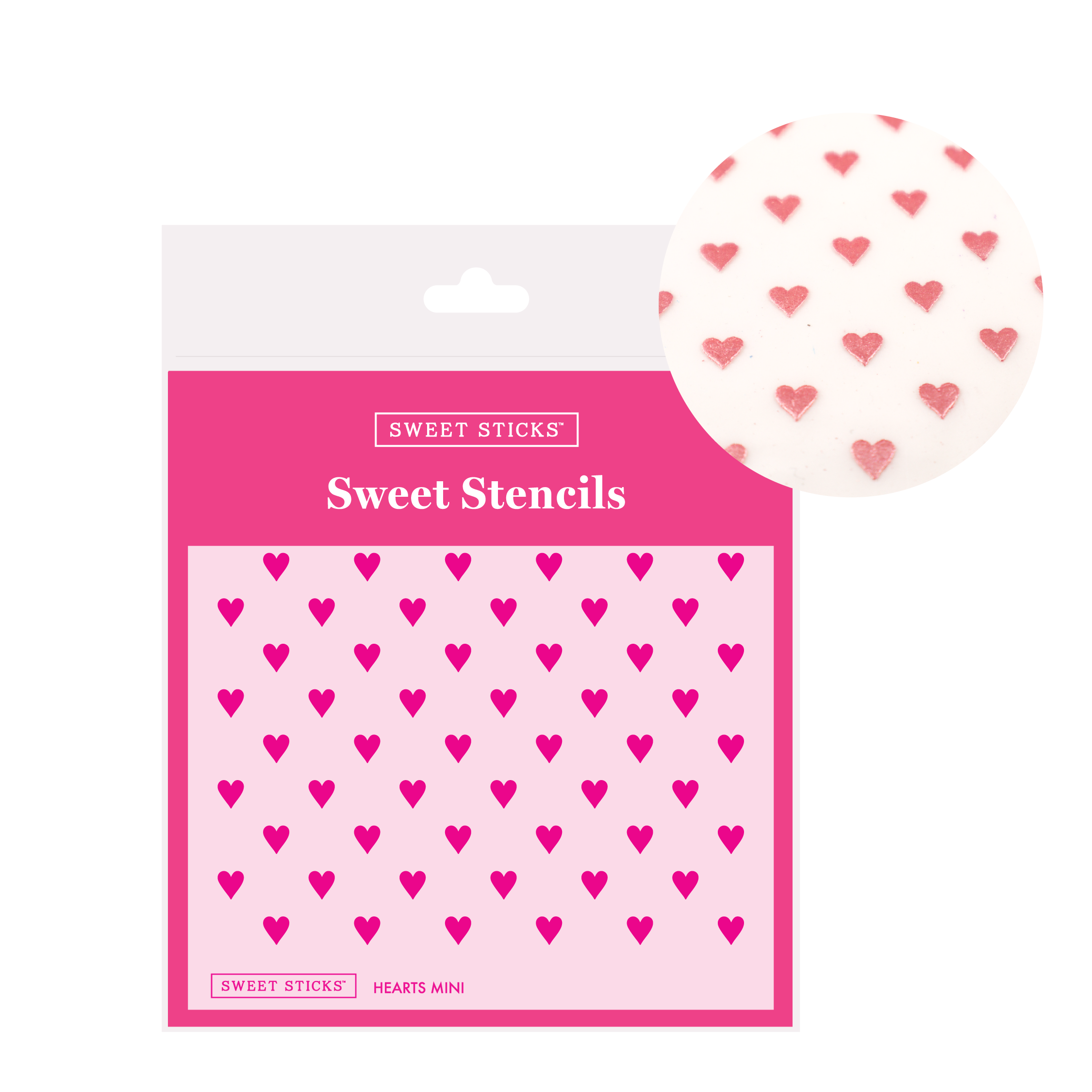 Hearts Mini Sweet Stencil