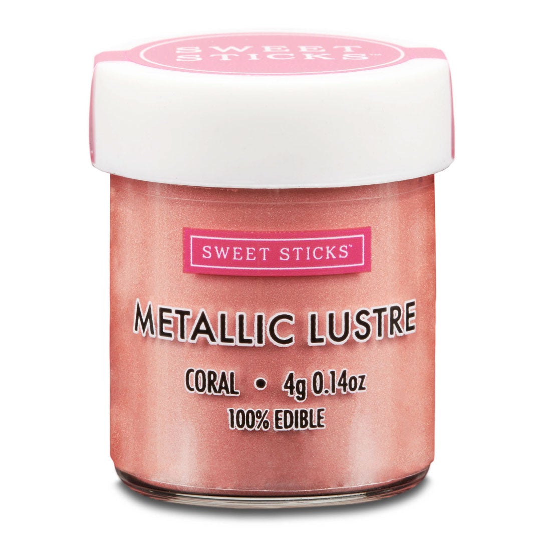 Edible Metallic Lustre Dust CORAL