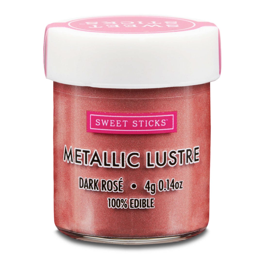 Edible Metallic Lustre Dust DARK ROSE