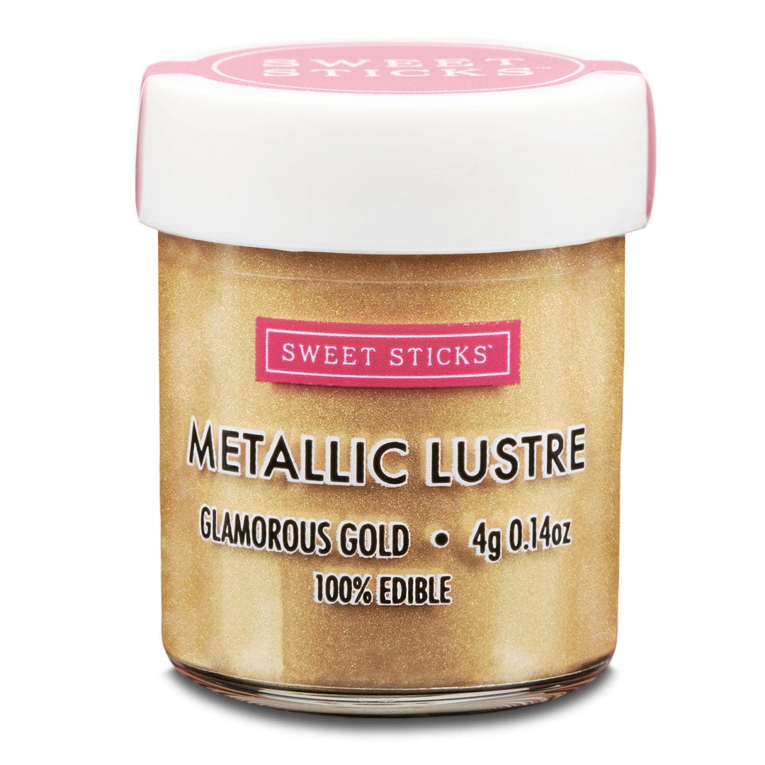 Edible Metallic Lustre Dust GLAMOROUS GOLD