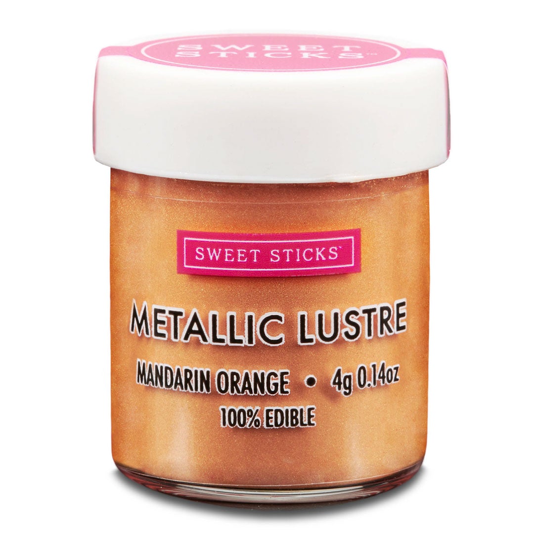 Edible Metallic Lustre Dust MANDARIN ORANGE