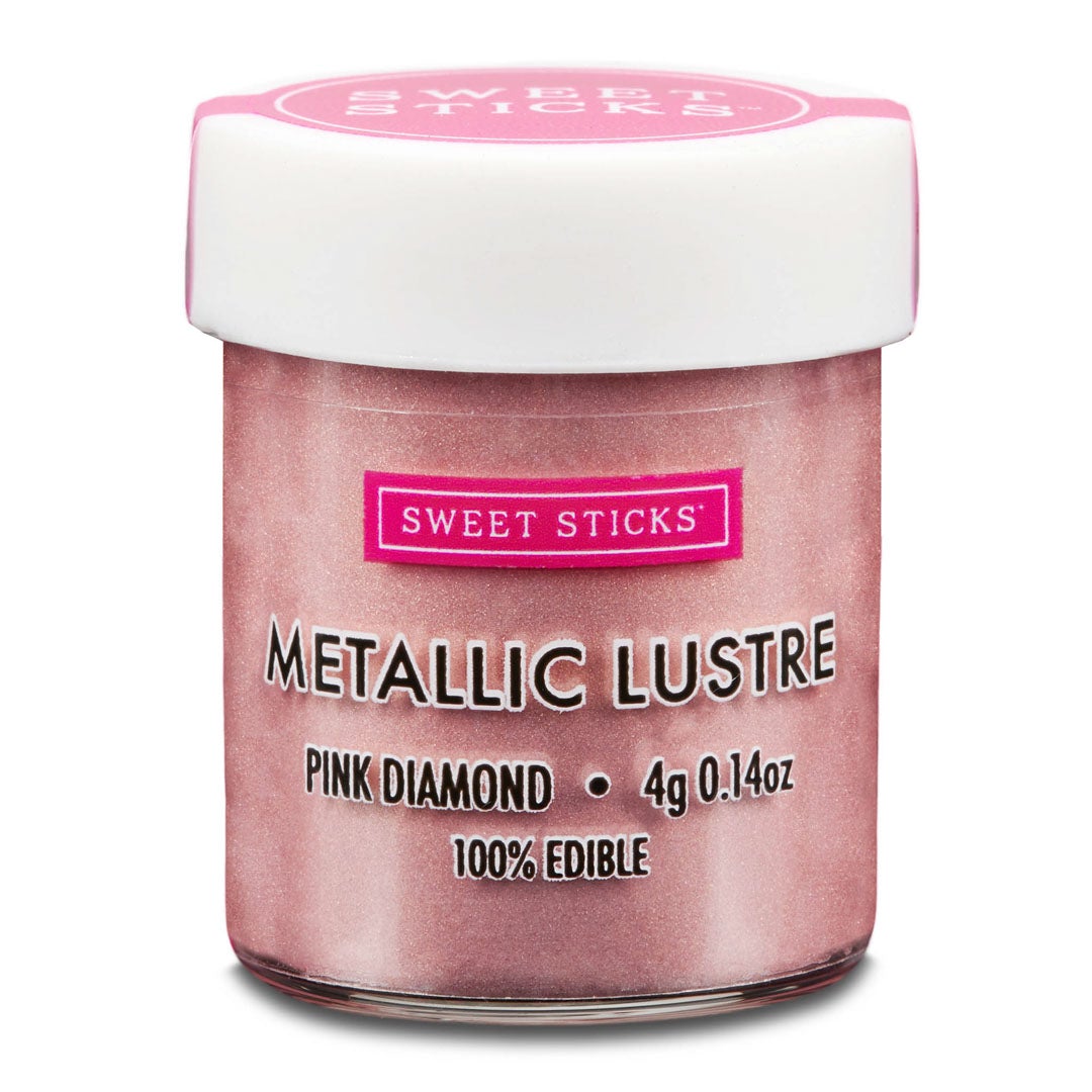 Edible Metallic Lustre Dust PINK DIAMOND