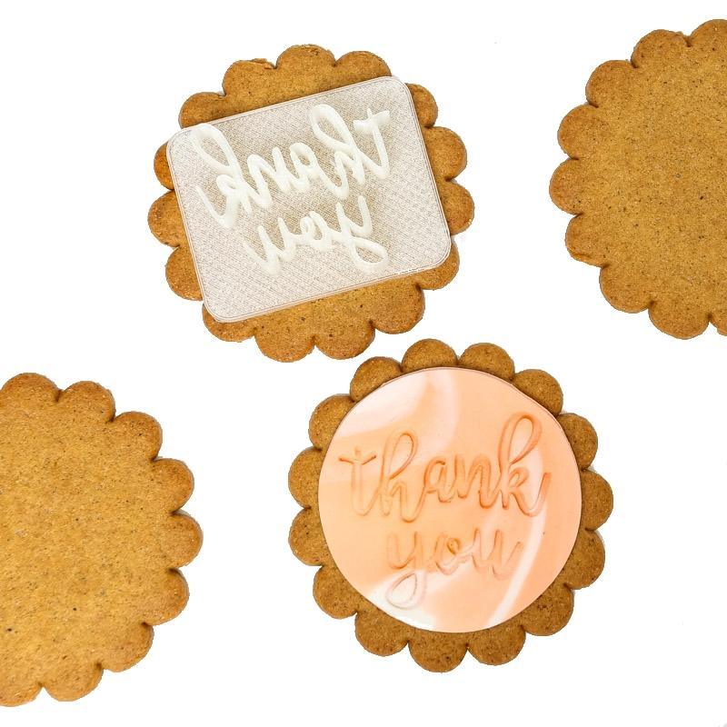 THANK YOU Fondant Cookie EMBOSSERS - Cake Decorating Central