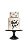 Silho Stencil THANK YOU - Cake Decorating Central