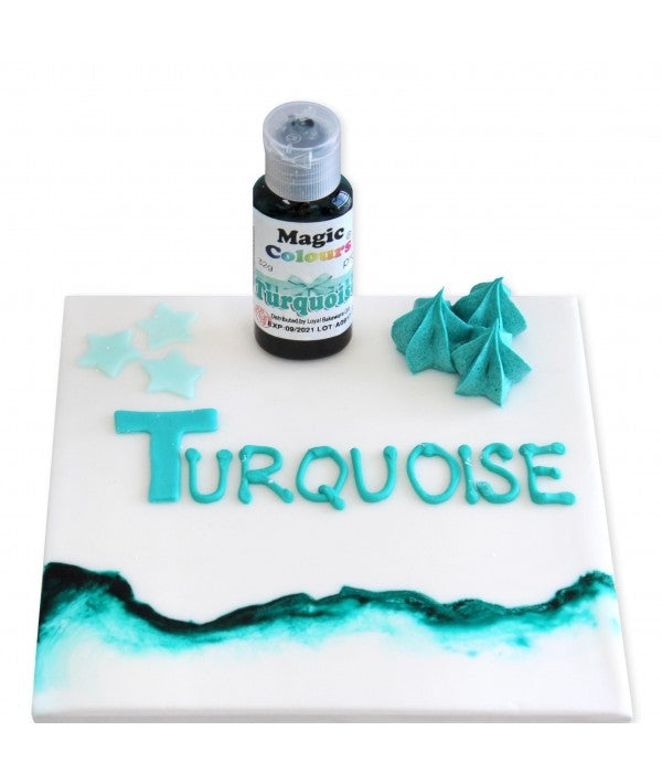 Magic Colours Pro Turquoise 32g - Cake Decorating Central