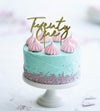 TWENTY ONE GOLD Metal Cake Topper - Cake Decorating Central