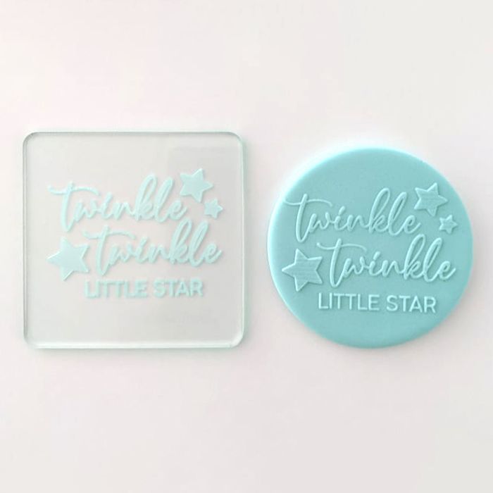 TWINKLE TWINKLE LITTLE STAR COOKIE DEBOSSER