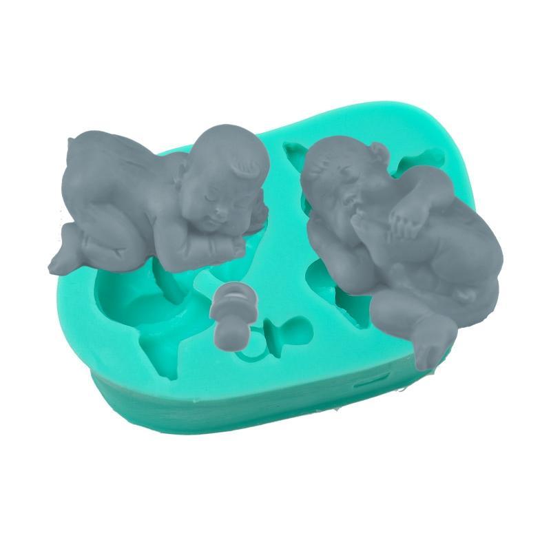 Silicone Mould BABIES TWO - Cake Decorating Central